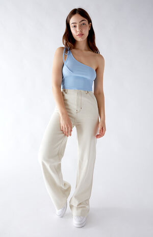 Eco One Shoulder Tank Top image number 4