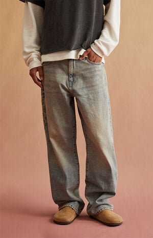 Tint Light Blue Baggy Jeans