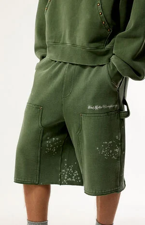 Fleece Carpenter Sweat Shorts image number 4