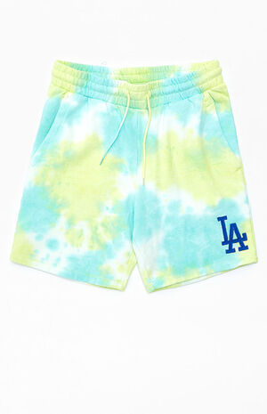 Dodgers Tie Dyed Sweat Shorts image number 1