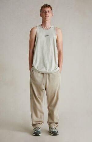 Timber & Cloud White Relaxed Fleece Sweatpants image number 2
