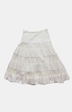 2000s Lace Midi Skirt image number 2