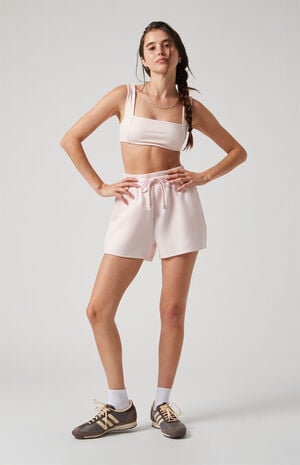 Active Pink Sweat Shorts image number 6