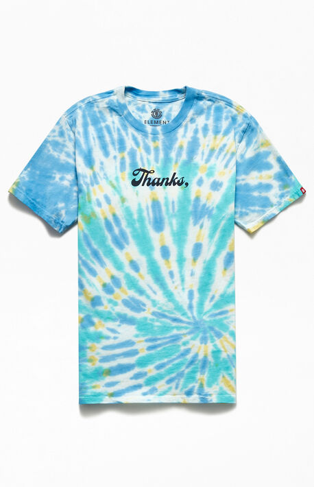 Thanks Tie-Dye Wash T-Shirt