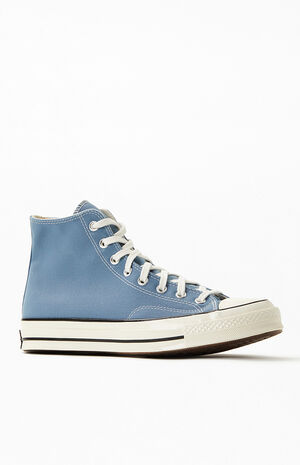Washed Navy Chuck 70 High Top Shoes image number 1