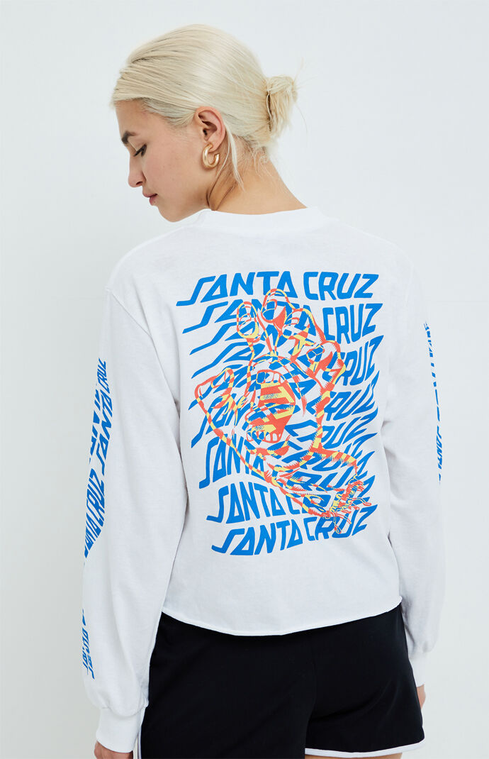 Vortex Hand Long Sleeve Boyfriend T-Shirt