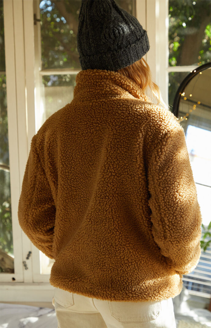 Tan Sherpa Jacket