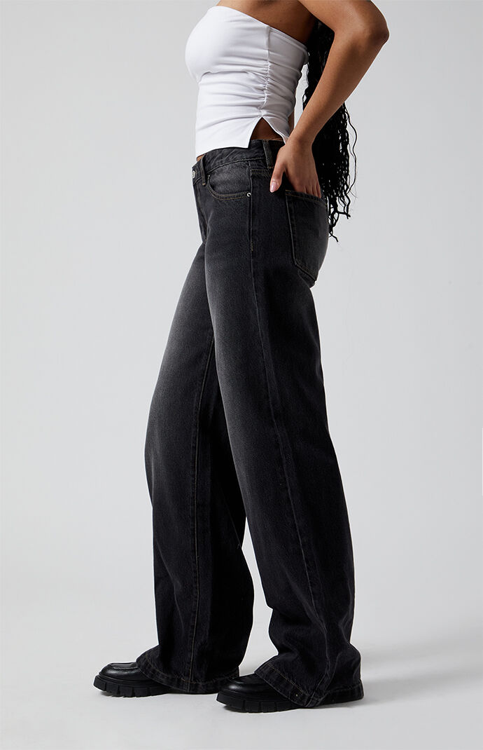 PacSun Casey Low Rise Baggy Jeans Black | PacSun