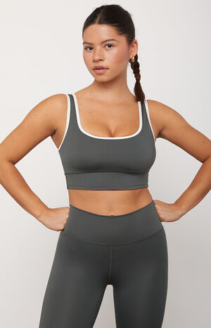PAC WHISPER Active Logan Contrast Trim Sports Bra image number 2