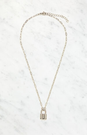 Padlock Necklace image number 1