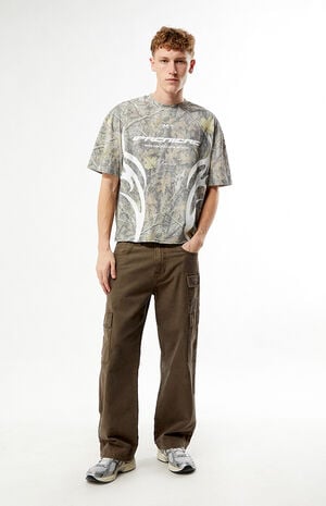 Premiere Camo Cropped Boxy T-Shirt image number 4