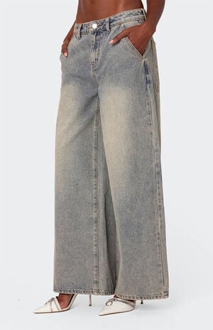 Super Baggy Wide Leg Jeans image number 4