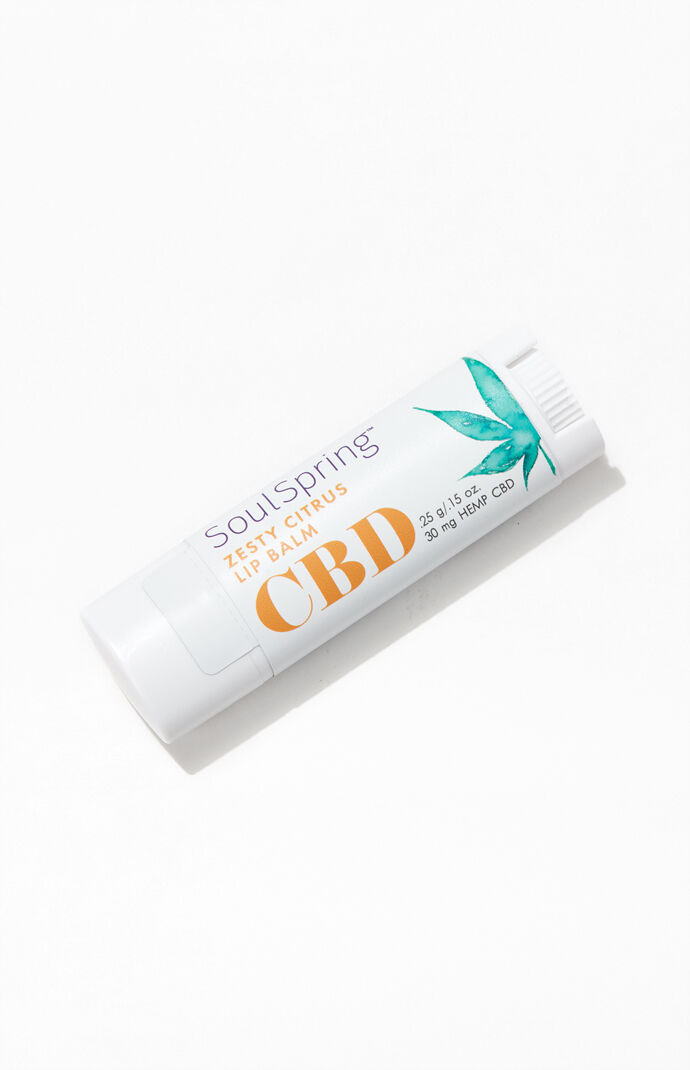 Uplifting Zesty Citrus CBD Lip Balm
