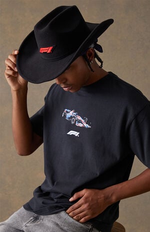 x Pacsun United States Grand Prix 2025 Black F1 Cowboy Hat image number 1
