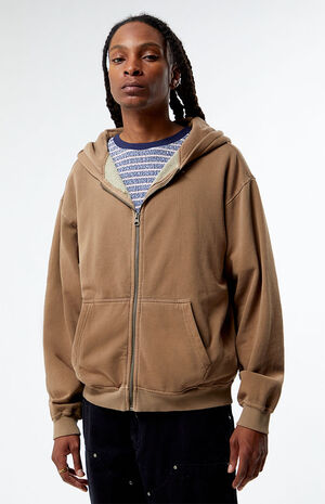 Vintage Wash Full Zip Hoodie image number 1