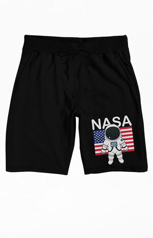 NASA Astronaut USA Sweat Shorts image number 1