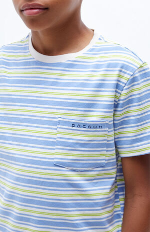 Green Striped T-Shirt image number 3