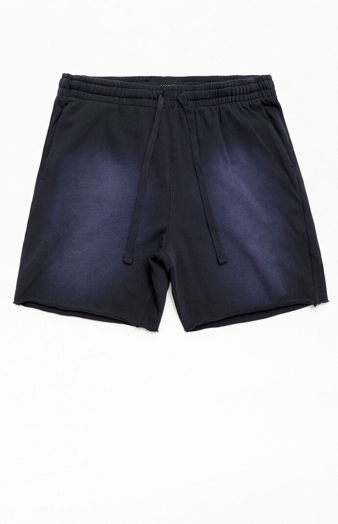 Pacsun Men s Acid Wash Sweat Shorts in Black Size Small