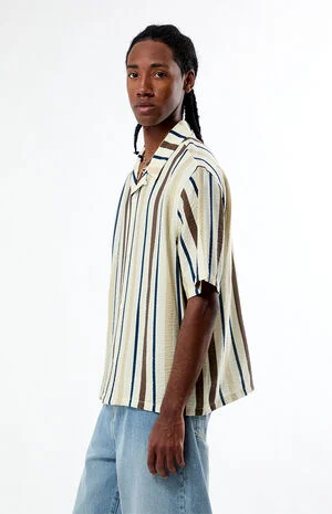 Striped Camp Shirt image number 3