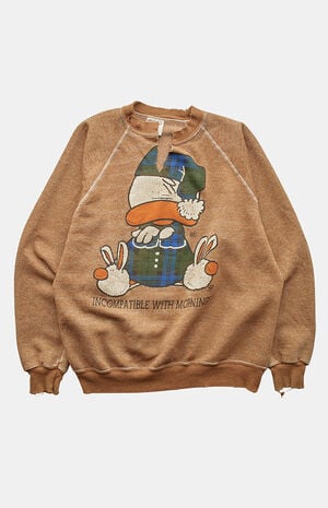 '90s Incompatible with Mornings Sweatshirt image number 1