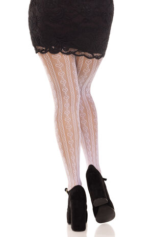 Sweetheart Striped Tights image number 2