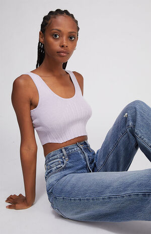 Variegate Bustier Tank Top image number 4