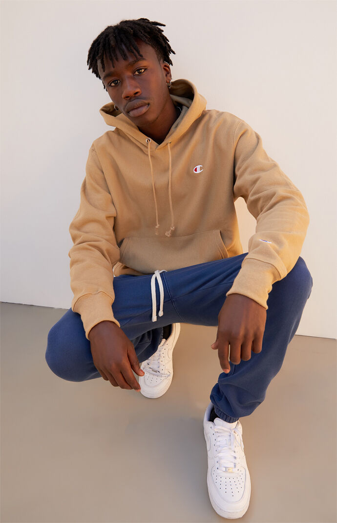 Mini C Reverse Weave Pullover Hoodie