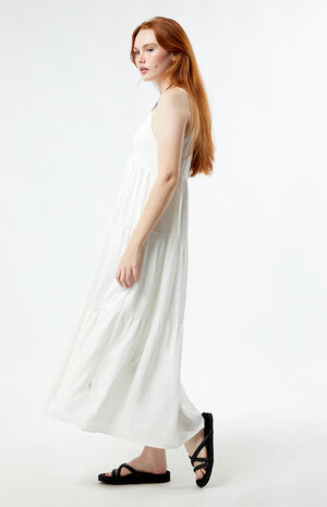 Classic Tiered Midi Dress image number 3