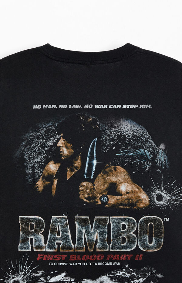 T-shirt First Blood Miami - Tshirt Rambo Chemise à Fleurs | Grafitee