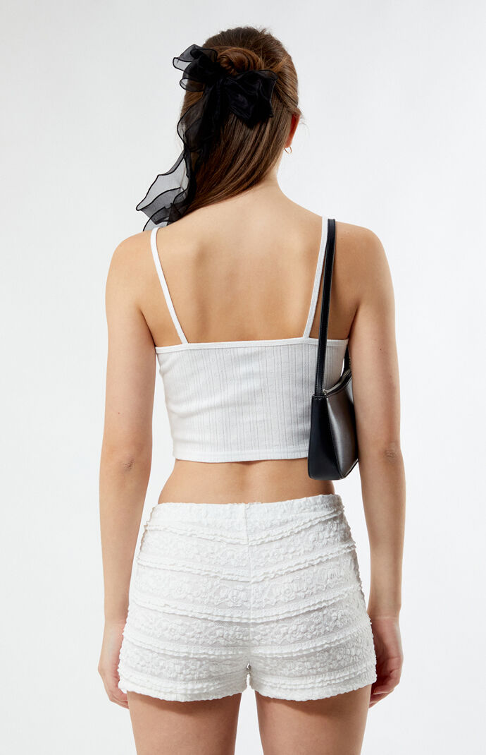 LA Hearts Crochet Lace Shorts | PacSun