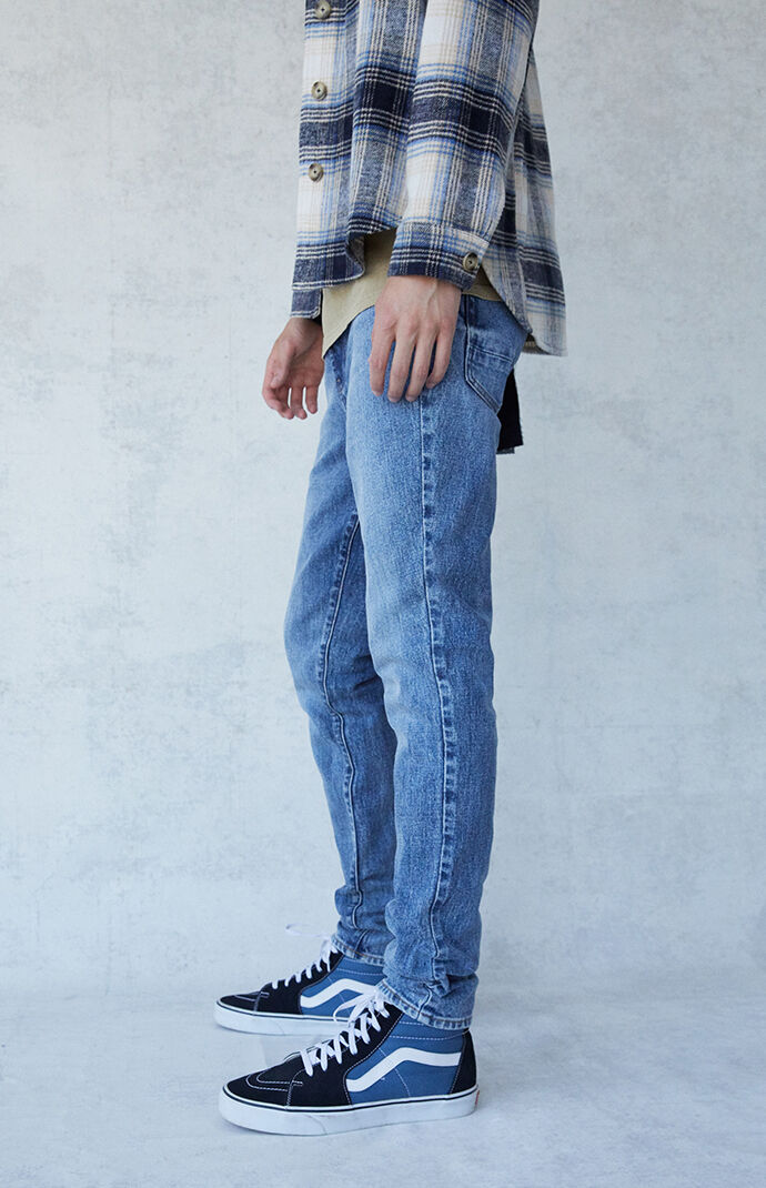 Medium Indigo Stacked Skinny Jeans