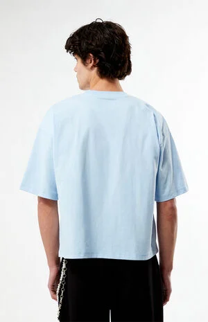 Golden Cropped Boxy T-Shirt image number 4