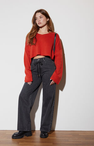 Effie Boxy Cropped Sweater image number 5