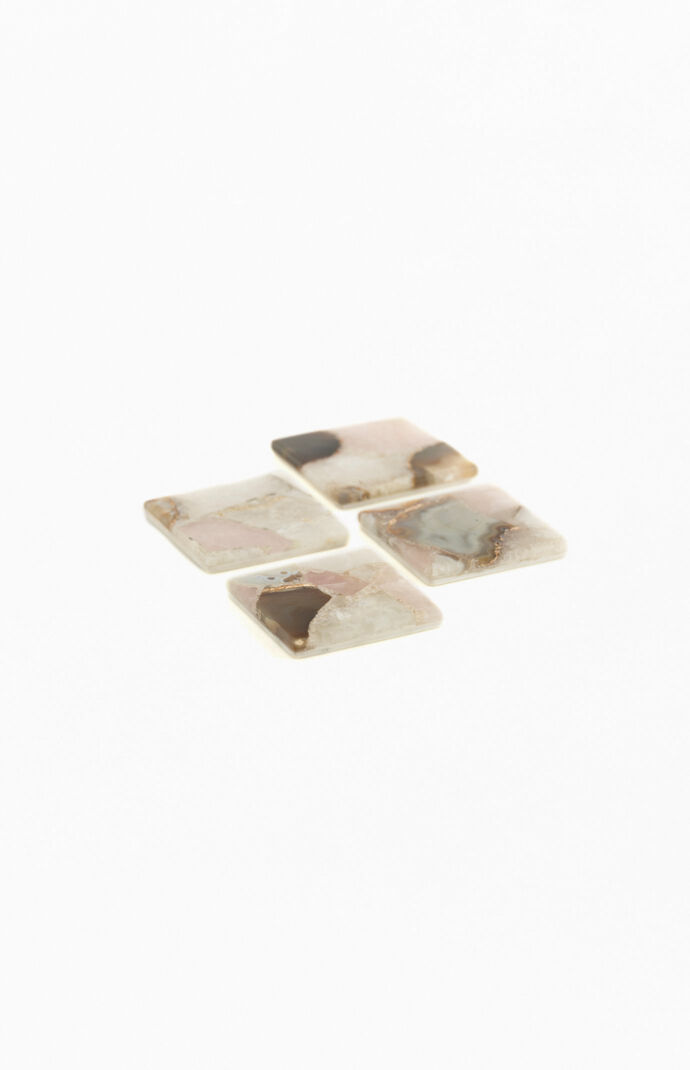 Agate Patch Coaster Set