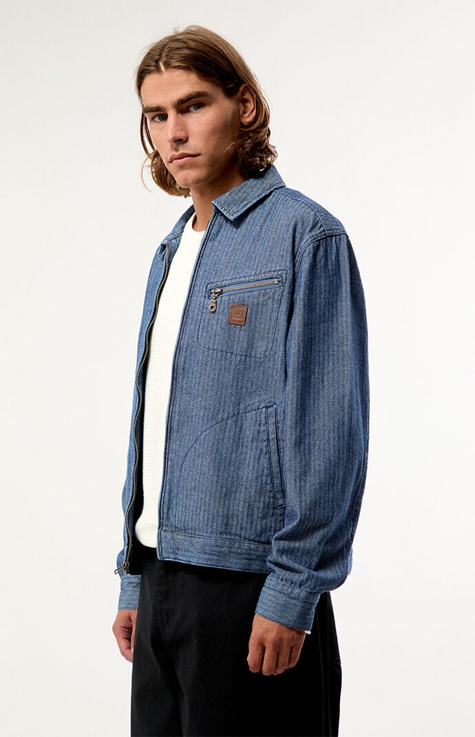 Brixton Mechanic Garage Denim Zip Up Jacket