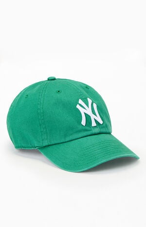Green NY Yankees Dad Hat image number 1