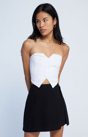 Suiting Strapless Vest image number 2