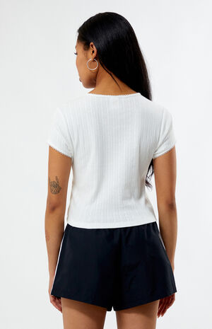 By PacSun Cherry Coke Pointelle T-Shirt image number 4