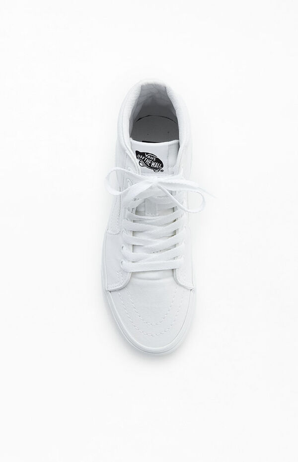 Ældre borgere vandtæt destillation Vans Sk8-Hi White Shoes | PacSun