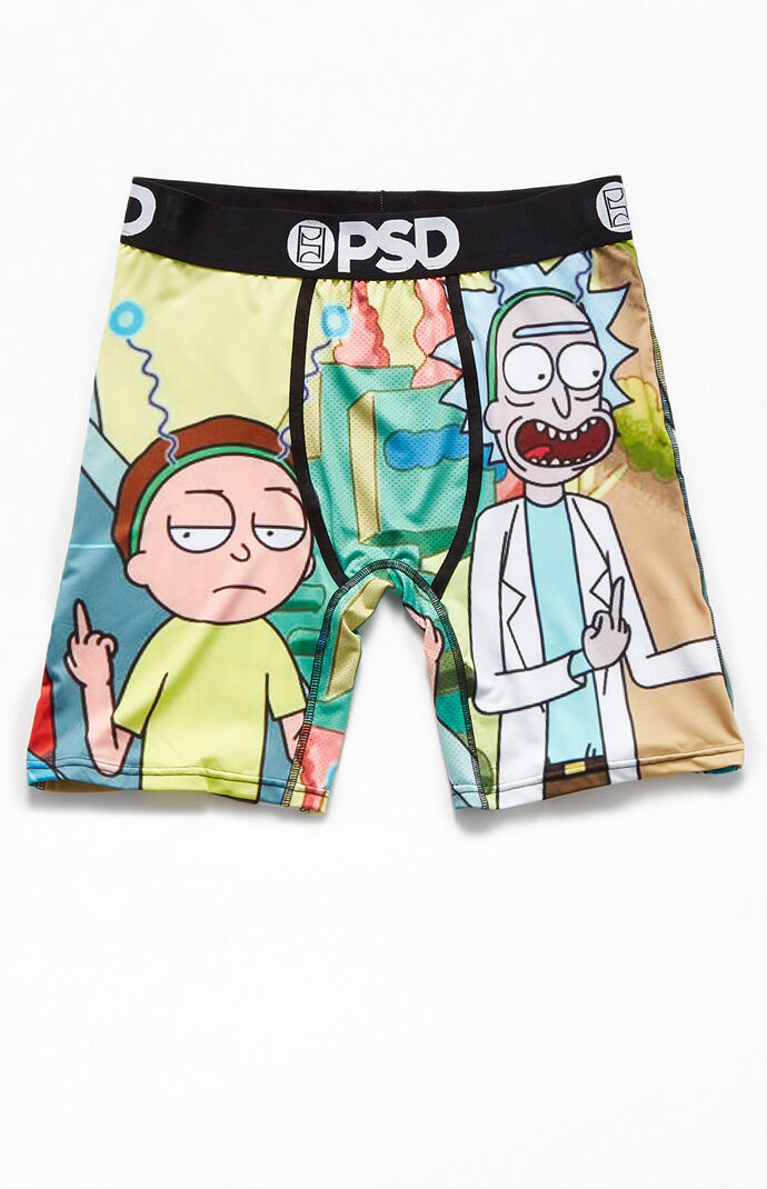 Download Psd Underwear Rick And Morty Boxer Brief Pacsun