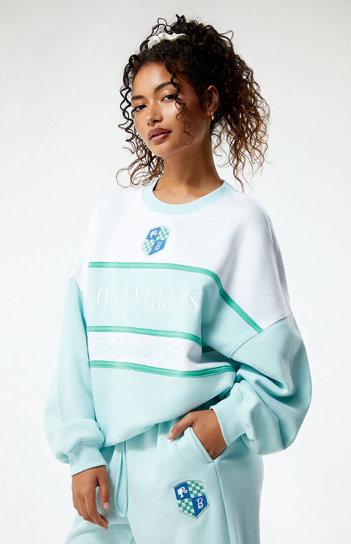 激レア　新品　Barbie バービー　スウェット　トレーナー　ライトブルー　水色 Barbie 2025 Club 59 Blue Sweatshirt – Mattel Creations
