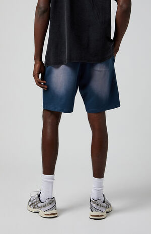 Navy Potassium Fleece Volley Sweat Shorts image number 4