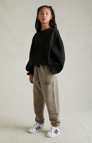 ESSENTIALS Heather Grey Sweatpants image number 2
