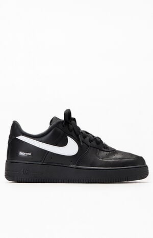 x Supreme Black & White Air Force Shoes image number 1
