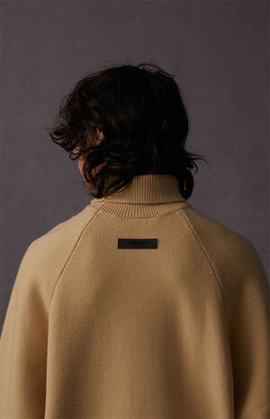 Sand Turtleneck Sweater image number 3