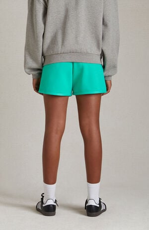 Essentials Mint Leaf Sweat Shorts image number 5