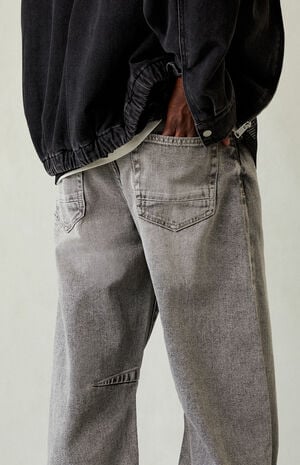 Mason Baggy Barrel Jeans Dark Gray image number 5
