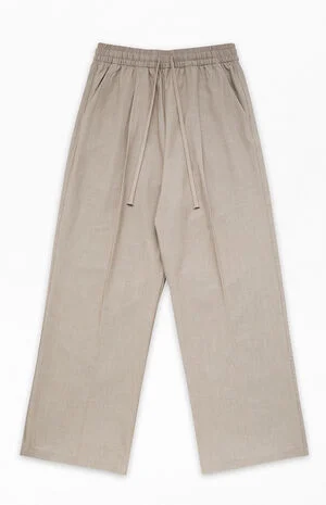 Seal Pleated Drawstring Pants image number 1