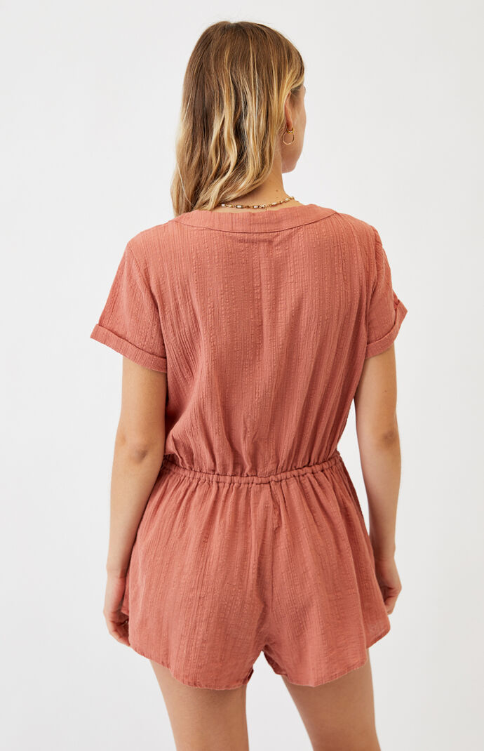 Ella Button Romper