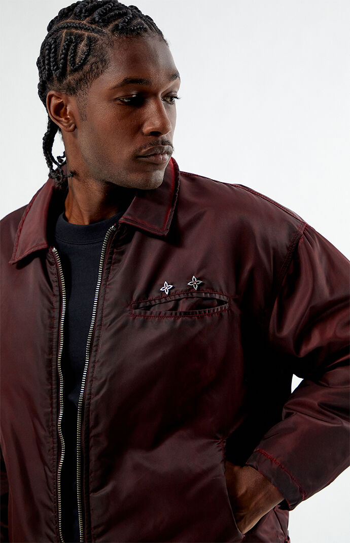 Pacsun Washed Red Nylon Jacket | PacSun